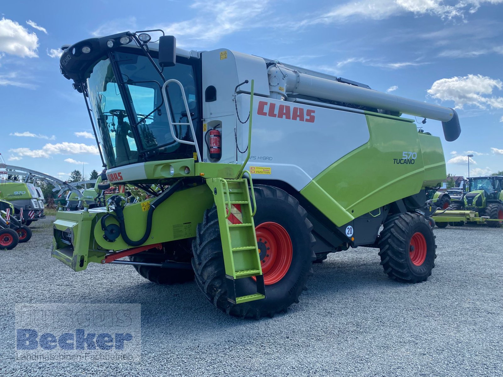 Mähdrescher des Typs CLAAS Tucano 570, Gebrauchtmaschine in Weimar-Niederwalgern (Bild 5)