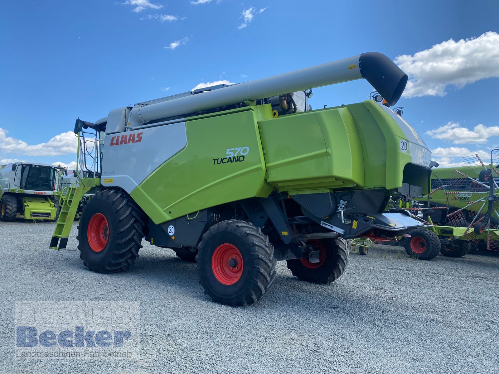 Mähdrescher des Typs CLAAS Tucano 570, Gebrauchtmaschine in Weimar-Niederwalgern (Bild 8)