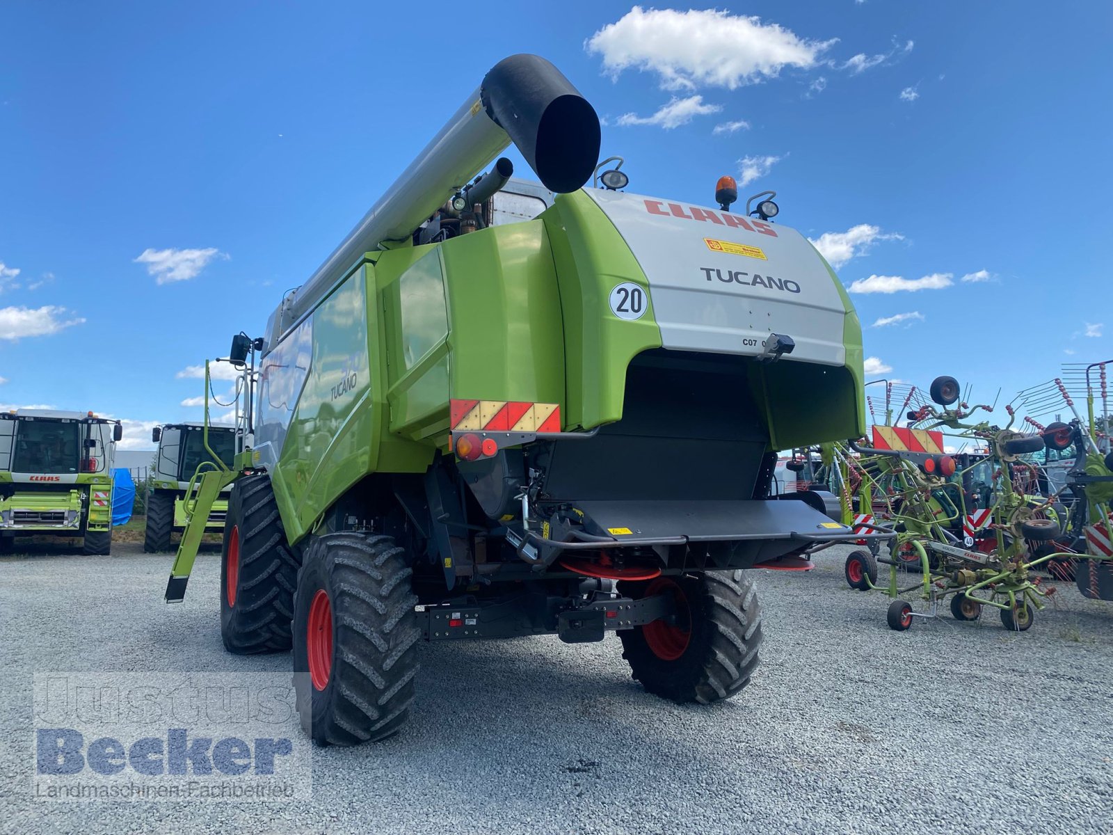 Mähdrescher des Typs CLAAS Tucano 570, Gebrauchtmaschine in Weimar-Niederwalgern (Bild 9)