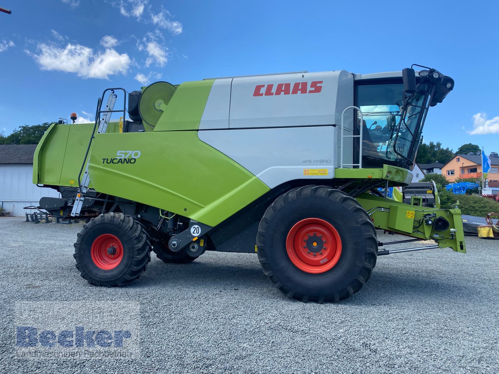 Mähdrescher des Typs CLAAS Tucano 570, Gebrauchtmaschine in Weimar-Niederwalgern (Bild 13)