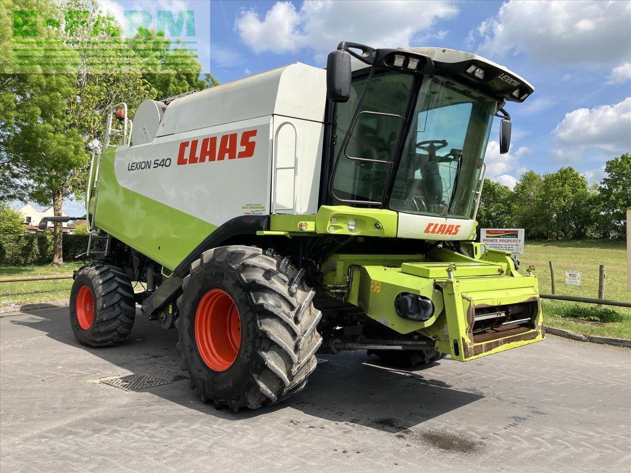 Mähdrescher del tipo CLAAS USED 2005 LEXION 540 C/W V750 (71601864), Gebrauchtmaschine In STANDERWICK, FROME (Immagine 9)
