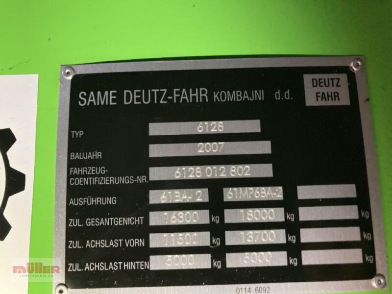 Mähdrescher типа Deutz-Fahr 5660 HTS Blance, Gebrauchtmaschine в Holzhausen (Фотография 3)