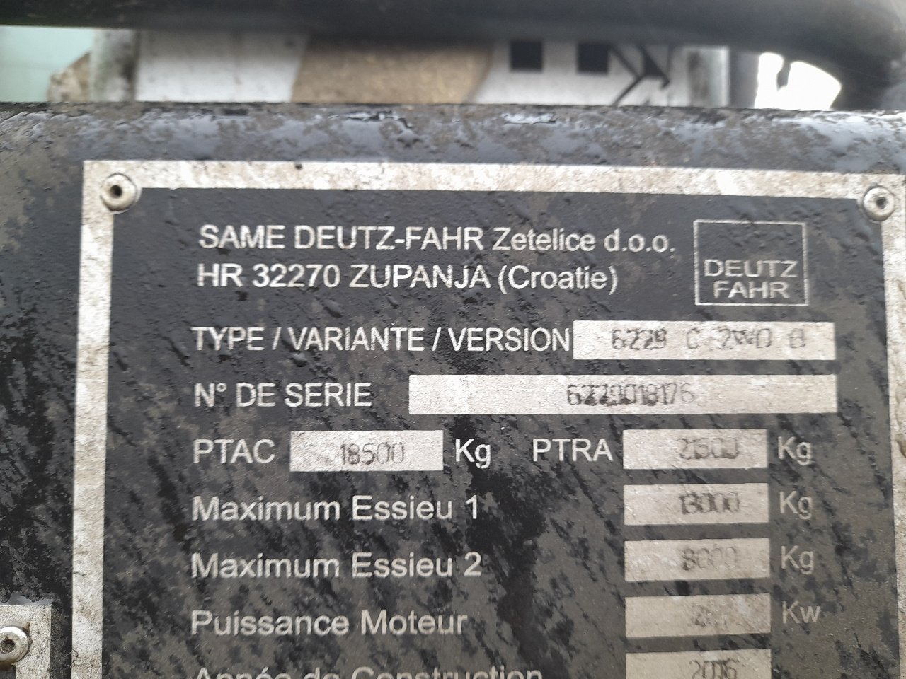 Mähdrescher типа Deutz-Fahr C9206 TSB, Gebrauchtmaschine в NEUVILLE AUX BOIS (Фотография 9)