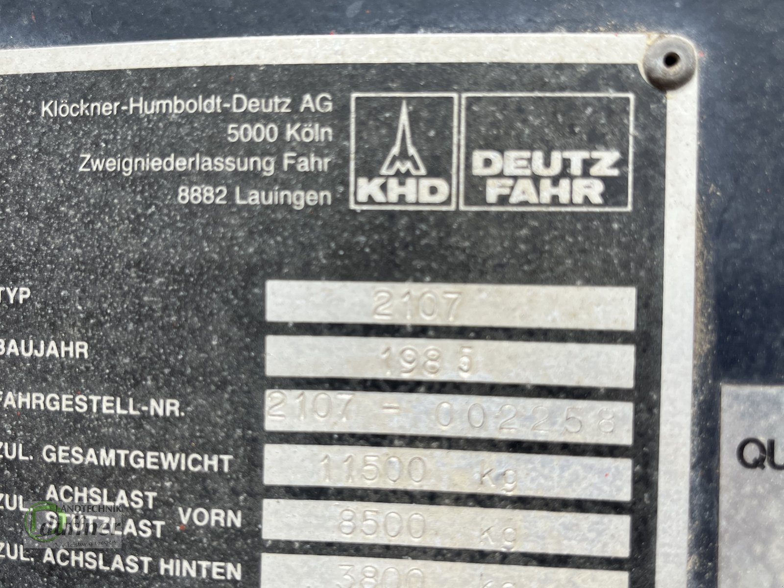 Mähdrescher des Typs Deutz-Fahr M 1630 H, Gebrauchtmaschine in Hohentengen (Bild 12)