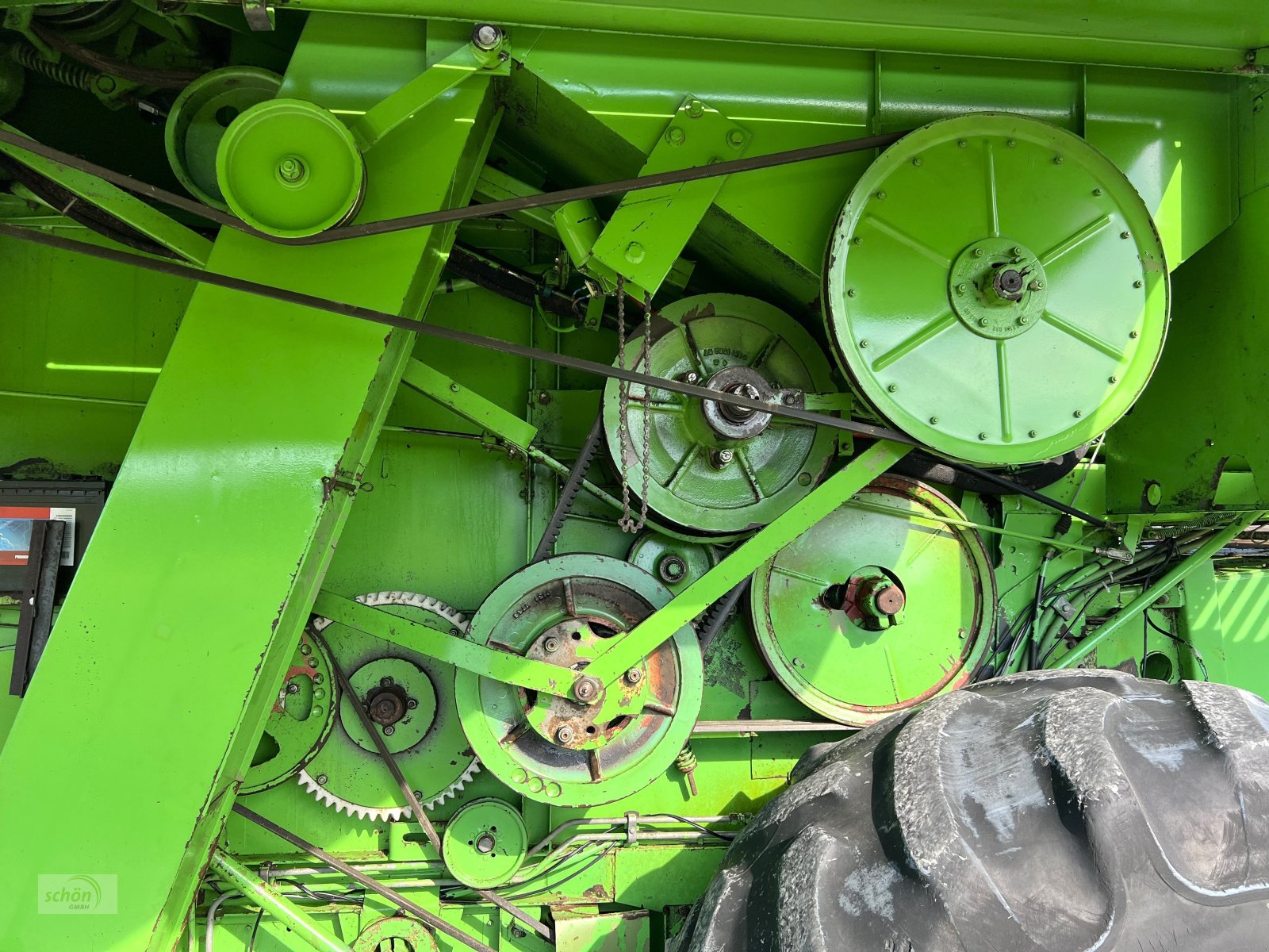 Mähdrescher typu Deutz-Fahr M 36.10 mit 4,2 Meter Schneidwerk und Schneidwerkswagen, Gebrauchtmaschine v Burgrieden (Obrázek 11)