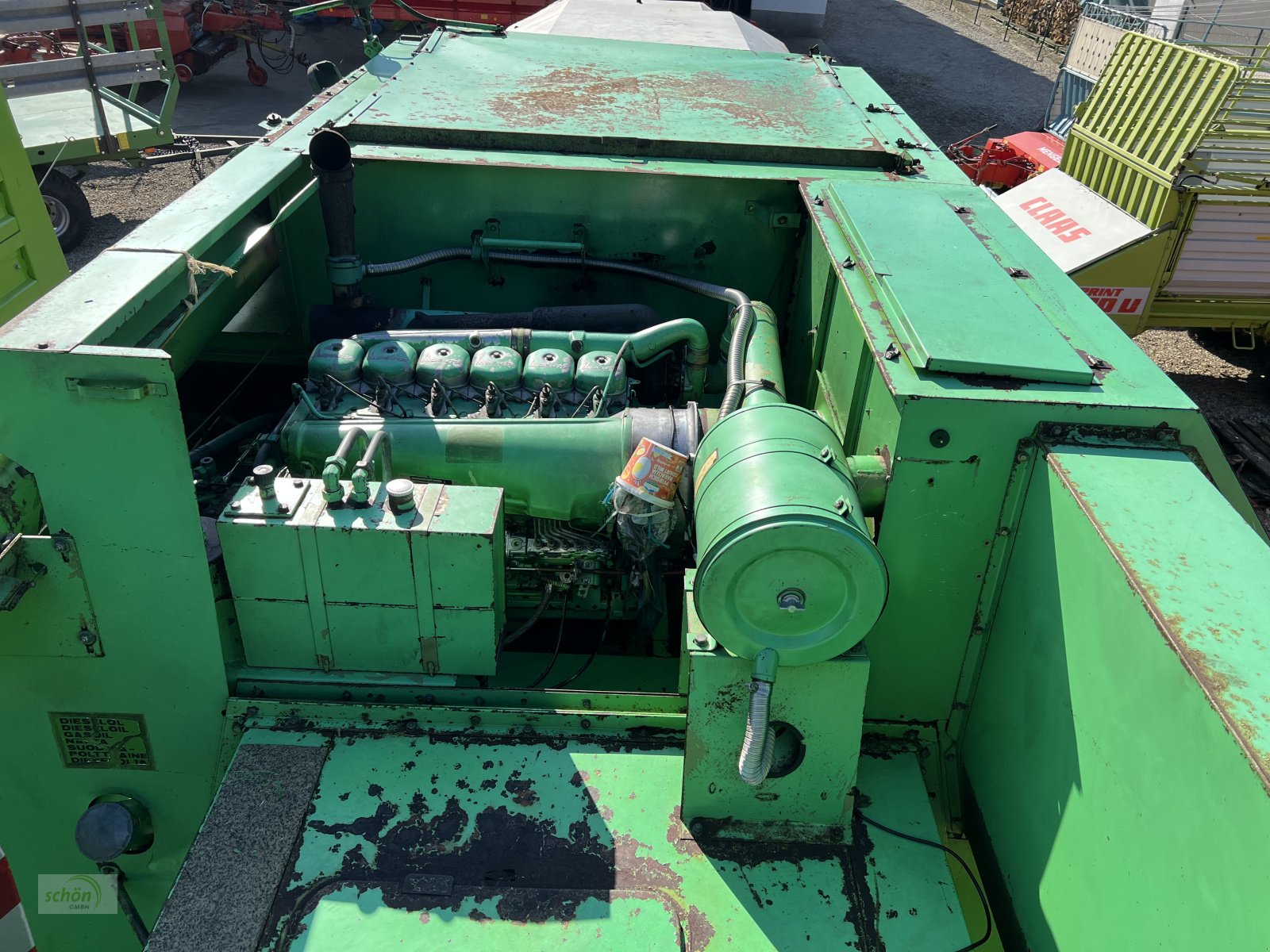 Mähdrescher typu Deutz-Fahr M 36.10 mit 4,2 Meter Schneidwerk und Schneidwerkswagen, Gebrauchtmaschine v Burgrieden (Obrázek 21)