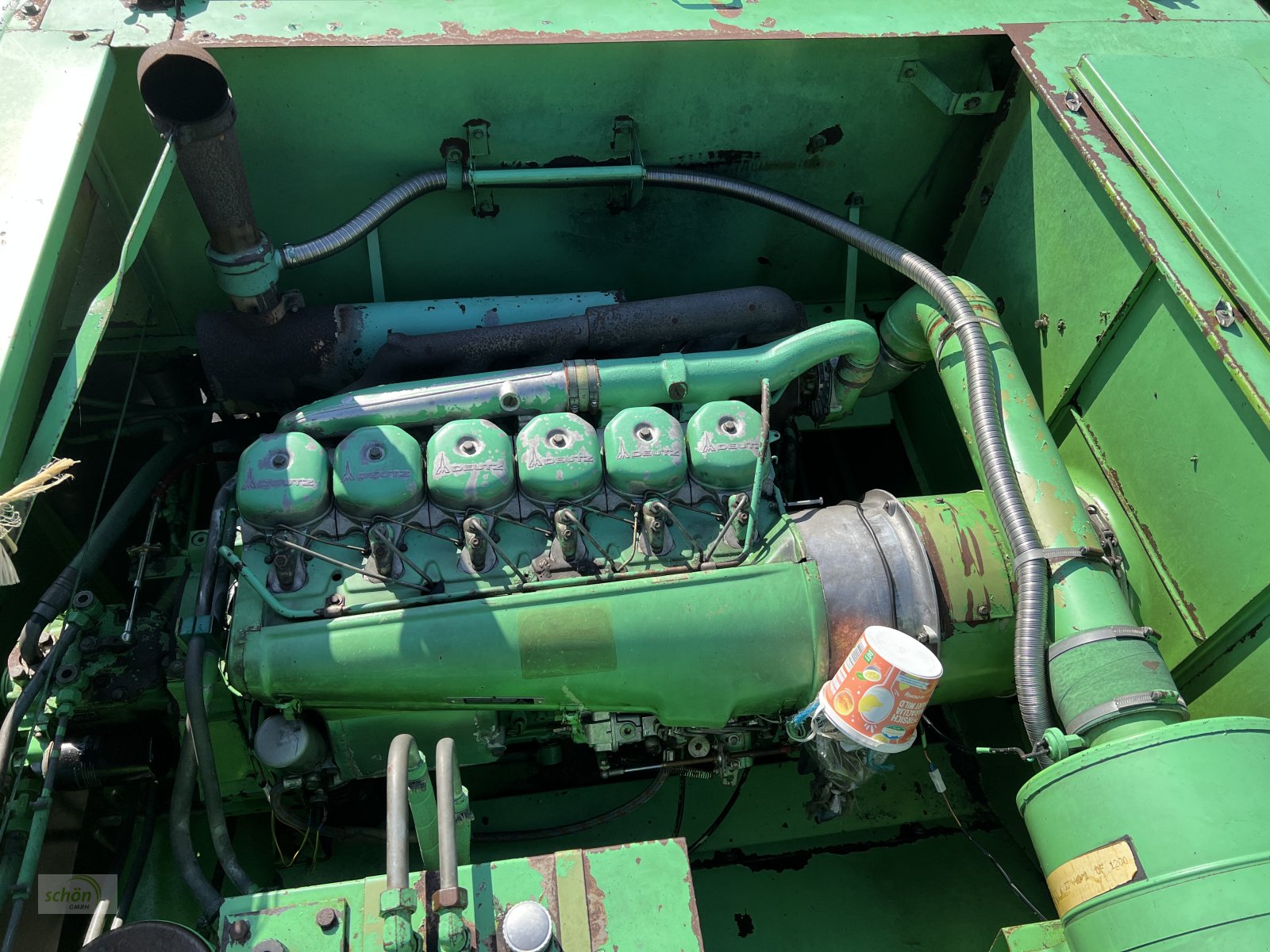 Mähdrescher typu Deutz-Fahr M 36.10 mit 4,2 Meter Schneidwerk und Schneidwerkswagen, Gebrauchtmaschine v Burgrieden (Obrázek 22)