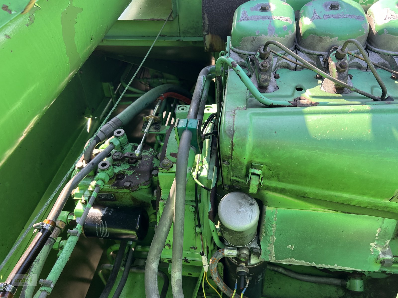 Mähdrescher typu Deutz-Fahr M 36.10 mit 4,2 Meter Schneidwerk und Schneidwerkswagen, Gebrauchtmaschine v Burgrieden (Obrázek 23)