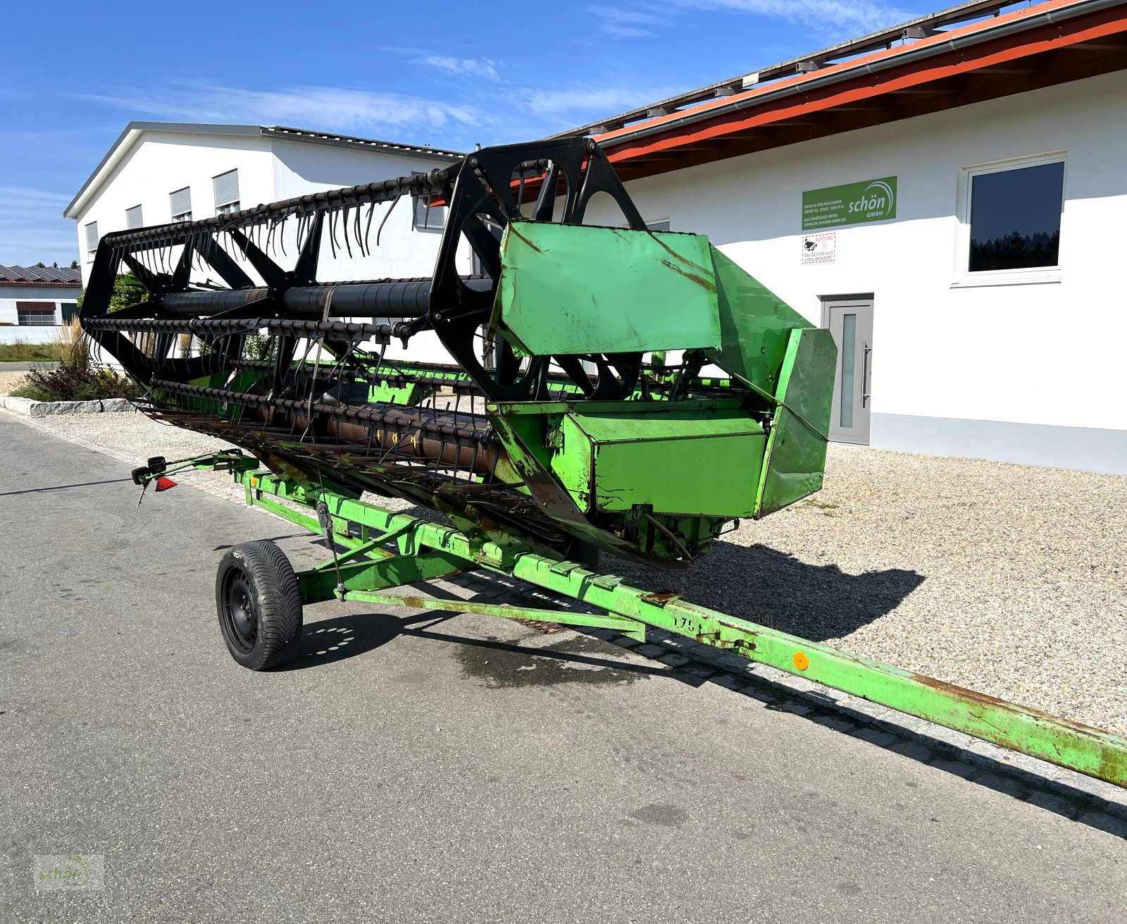 Mähdrescher typu Deutz-Fahr M 36.10 mit 4,2 Meter Schneidwerk und Schneidwerkswagen, Gebrauchtmaschine v Burgrieden (Obrázek 24)