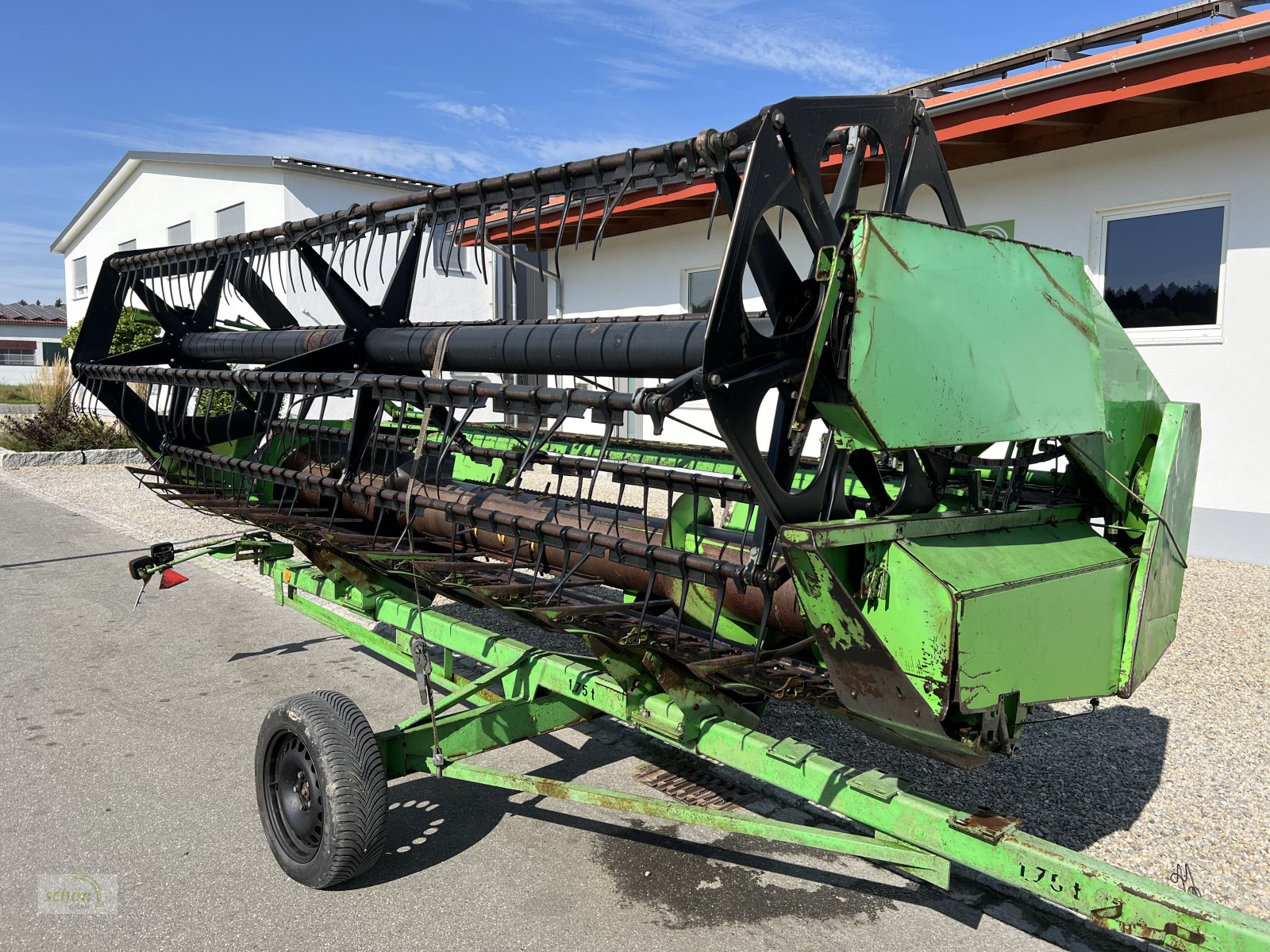 Mähdrescher typu Deutz-Fahr M 36.10 mit 4,2 Meter Schneidwerk und Schneidwerkswagen, Gebrauchtmaschine v Burgrieden (Obrázek 25)