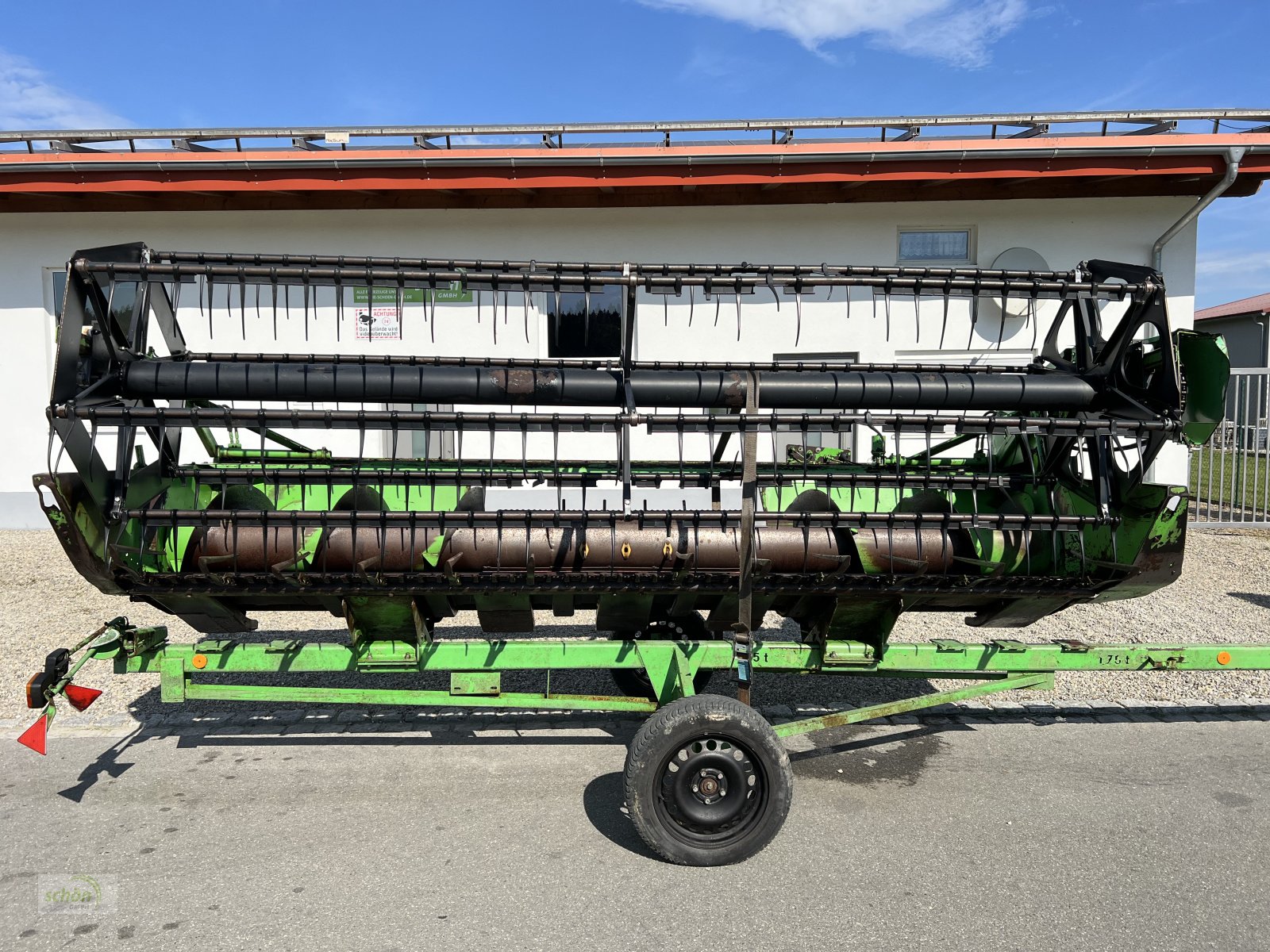 Mähdrescher typu Deutz-Fahr M 36.10 mit 4,2 Meter Schneidwerk und Schneidwerkswagen, Gebrauchtmaschine v Burgrieden (Obrázek 26)