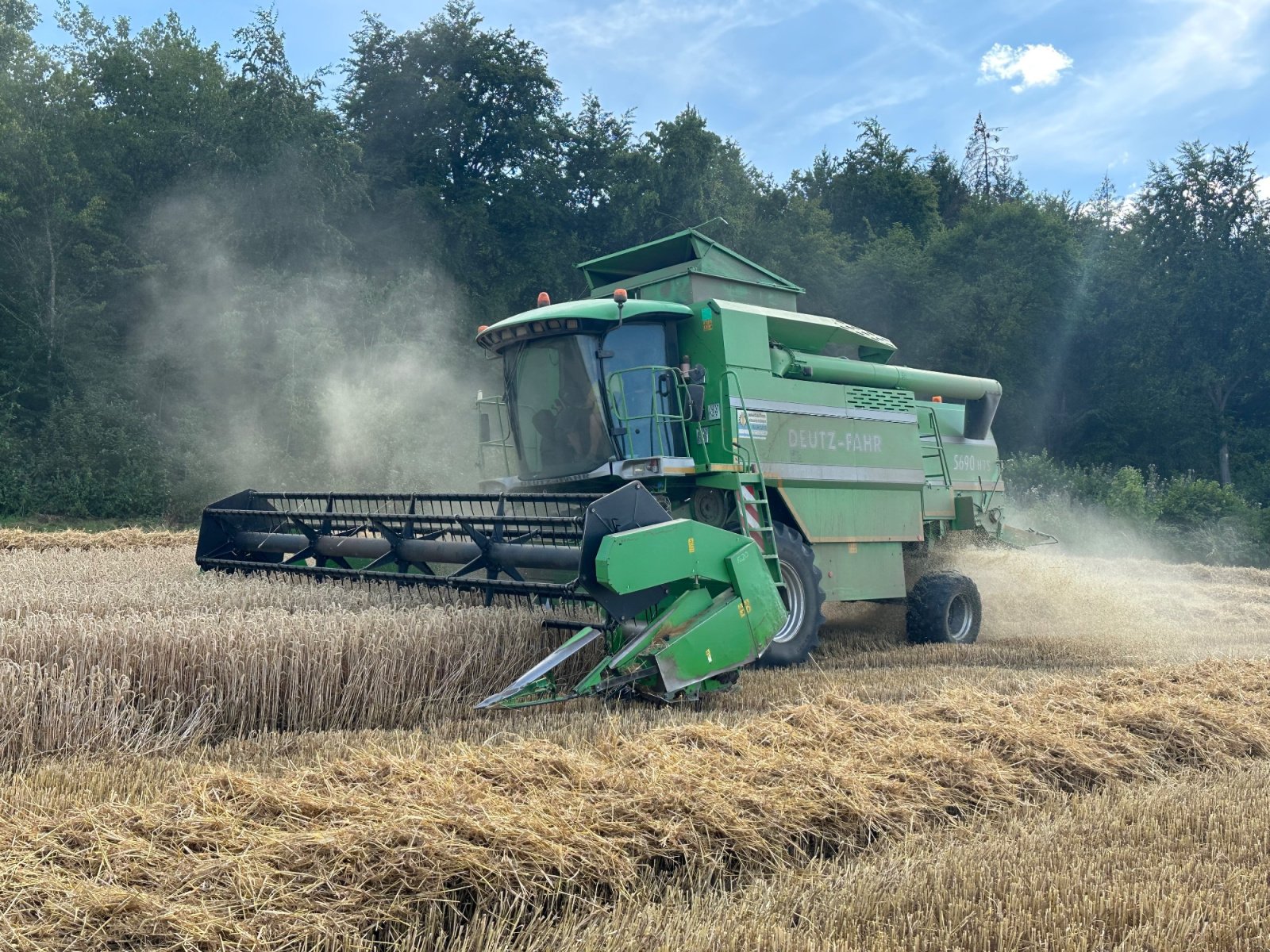 Mähdrescher des Typs Deutz-Fahr Topliner 5690 HTS Balance, Gebrauchtmaschine in Nördlingen (Bild 1)