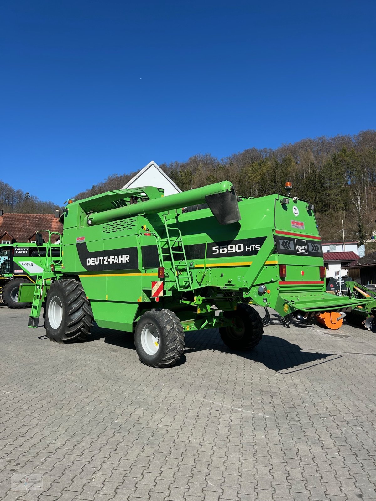 Mähdrescher des Typs Deutz-Fahr Topliner 5690 HTS, Gebrauchtmaschine in Treuchtlingen (Bild 7)
