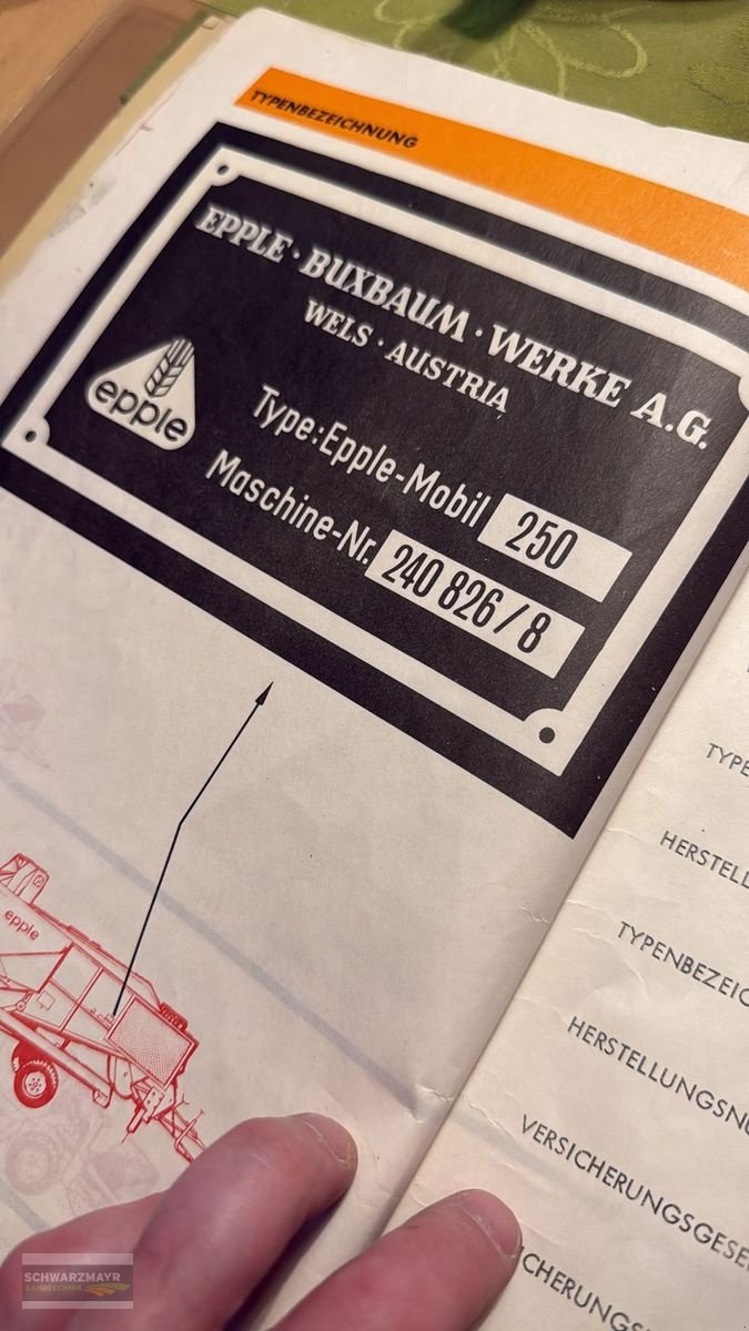 Mähdrescher типа Epple-Buxbaum 250 T, Gebrauchtmaschine в Gampern (Фотография 3)