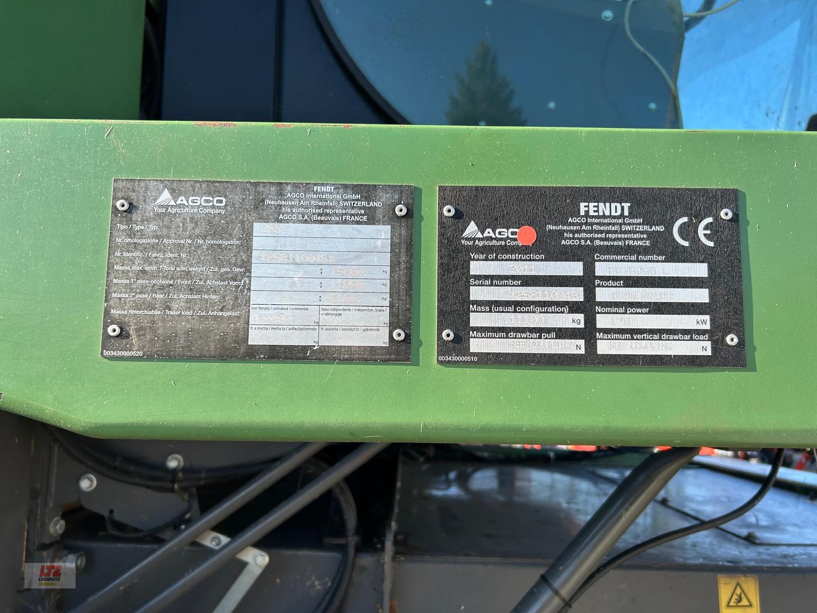 Mähdrescher des Typs Fendt 5250 L, Gebrauchtmaschine in Hartmannsdorf (Bild 10)