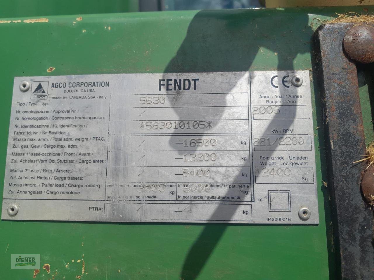 Mähdrescher del tipo Fendt 6300C, Gebrauchtmaschine In Buggingen (Immagine 13)