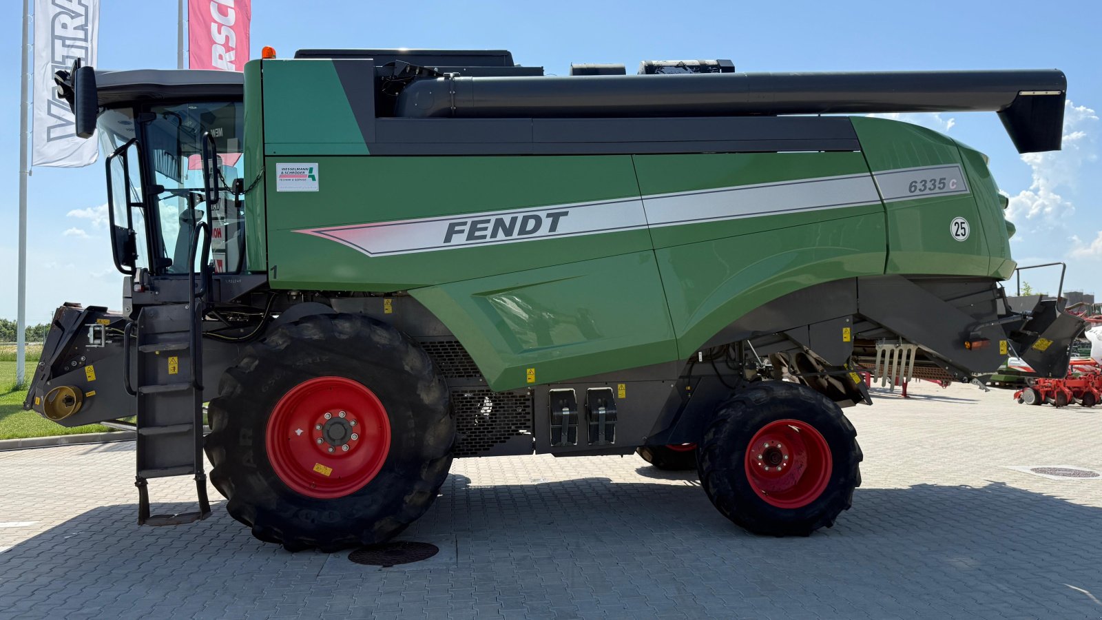 Mähdrescher Türe ait Fendt 6335 C, Gebrauchtmaschine içinde Orţişoara (resim 3)