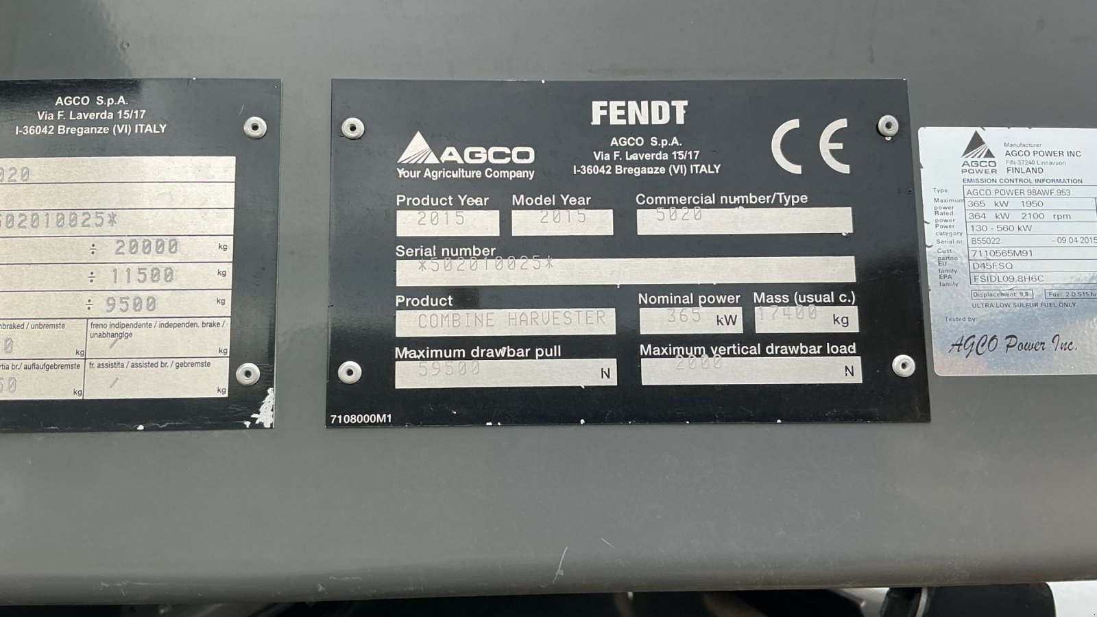 Mähdrescher of the type Fendt 9490X, Gebrauchtmaschine in Skive (Picture 10)