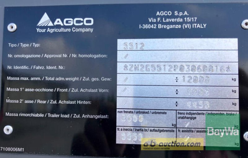 Mähdrescher Türe ait Fendt CORUS 518 GEN1, Gebrauchtmaschine içinde Wülfershausen (resim 9)