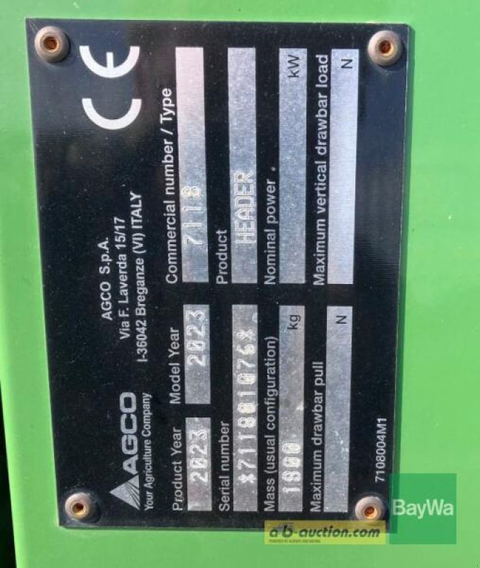 Mähdrescher Türe ait Fendt CORUS 518 GEN1, Gebrauchtmaschine içinde Wülfershausen (resim 10)