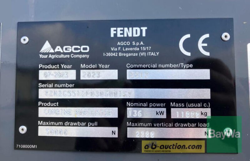 Mähdrescher Türe ait Fendt CORUS 518 GEN1, Gebrauchtmaschine içinde Wülfershausen (resim 8)