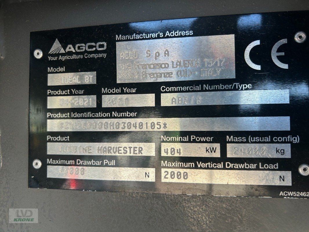 Mähdrescher del tipo Fendt ideal 8 T, Gebrauchtmaschine In Groß Munzel (Immagine 26)