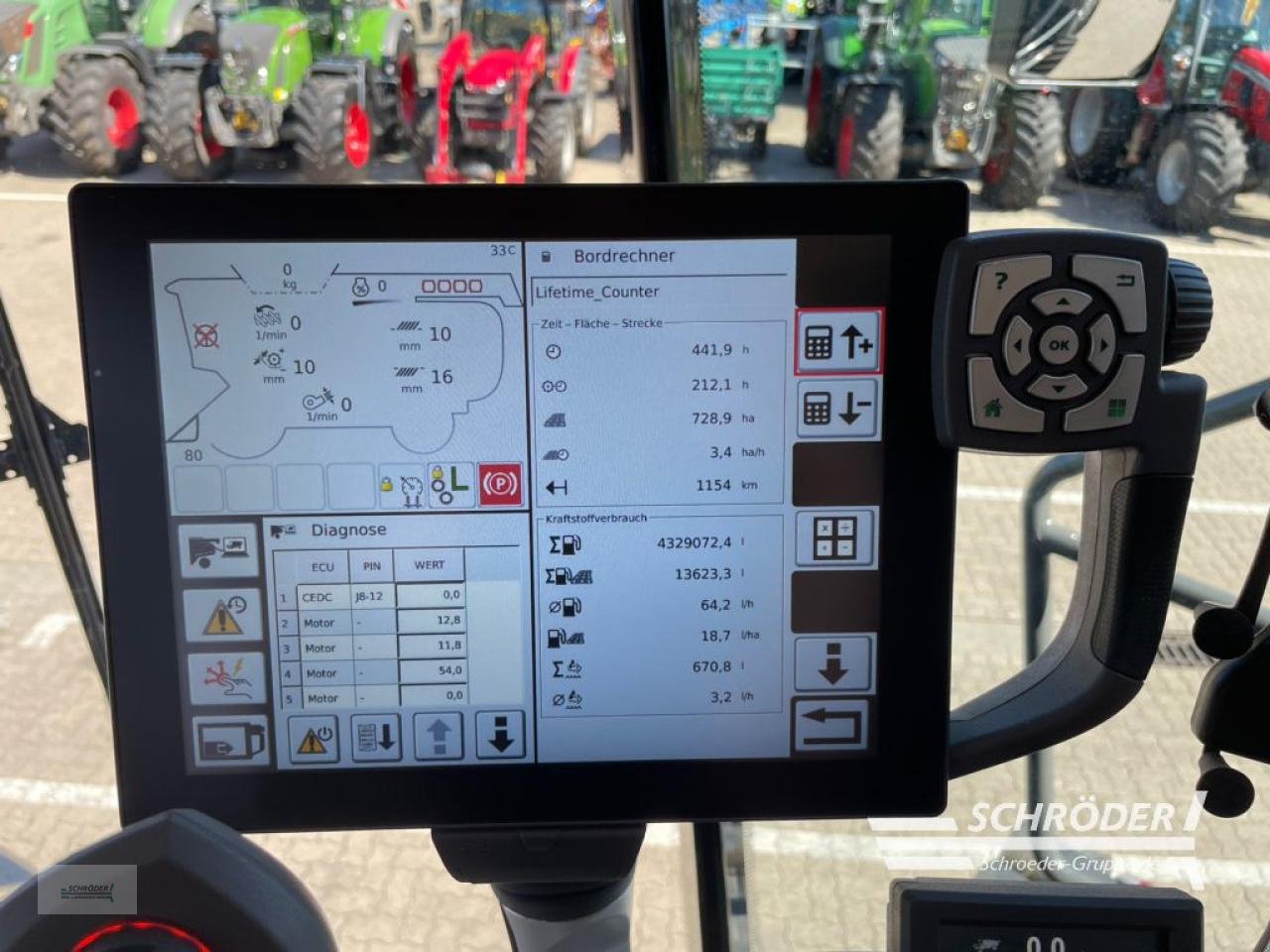 Mähdrescher Türe ait Fendt IDEAL 8 T, Gebrauchtmaschine içinde Twistringen (resim 9)
