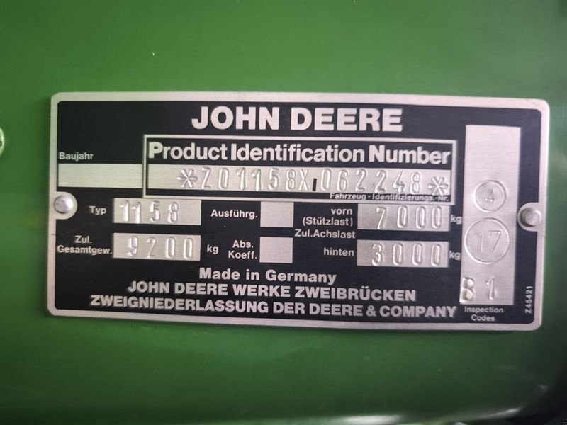 Mähdrescher des Typs John Deere 1158, Gebrauchtmaschine in St. Marienkirchen (Bild 15)