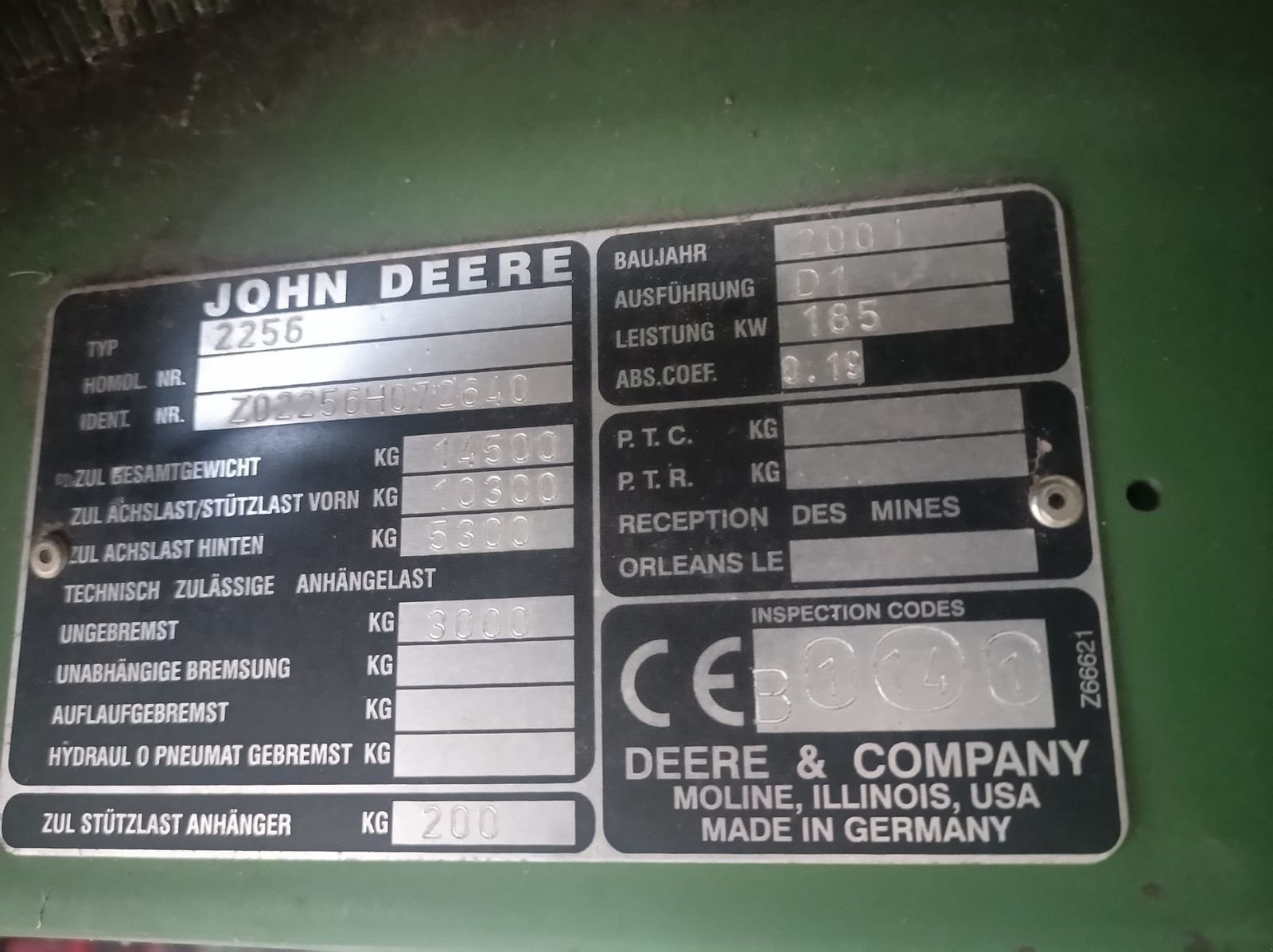 Mähdrescher del tipo John Deere 2256, Gebrauchtmaschine en Harmannsdorf-Rückersdorf (Imagen 14)