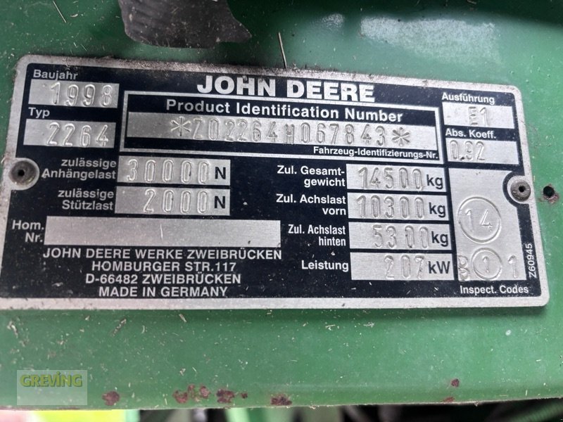 Mähdrescher typu John Deere 2264, Gebrauchtmaschine v Ahaus (Obrázek 18)