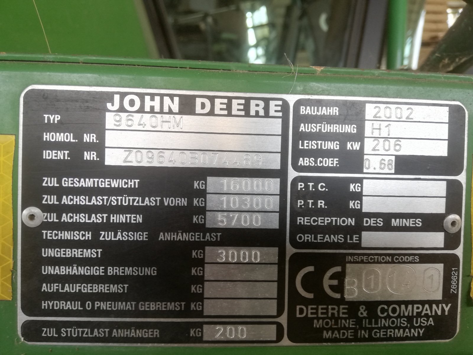 Mähdrescher des Typs John Deere 9640 WTS HM, Gebrauchtmaschine in Bad Lauterberg (Bild 3)