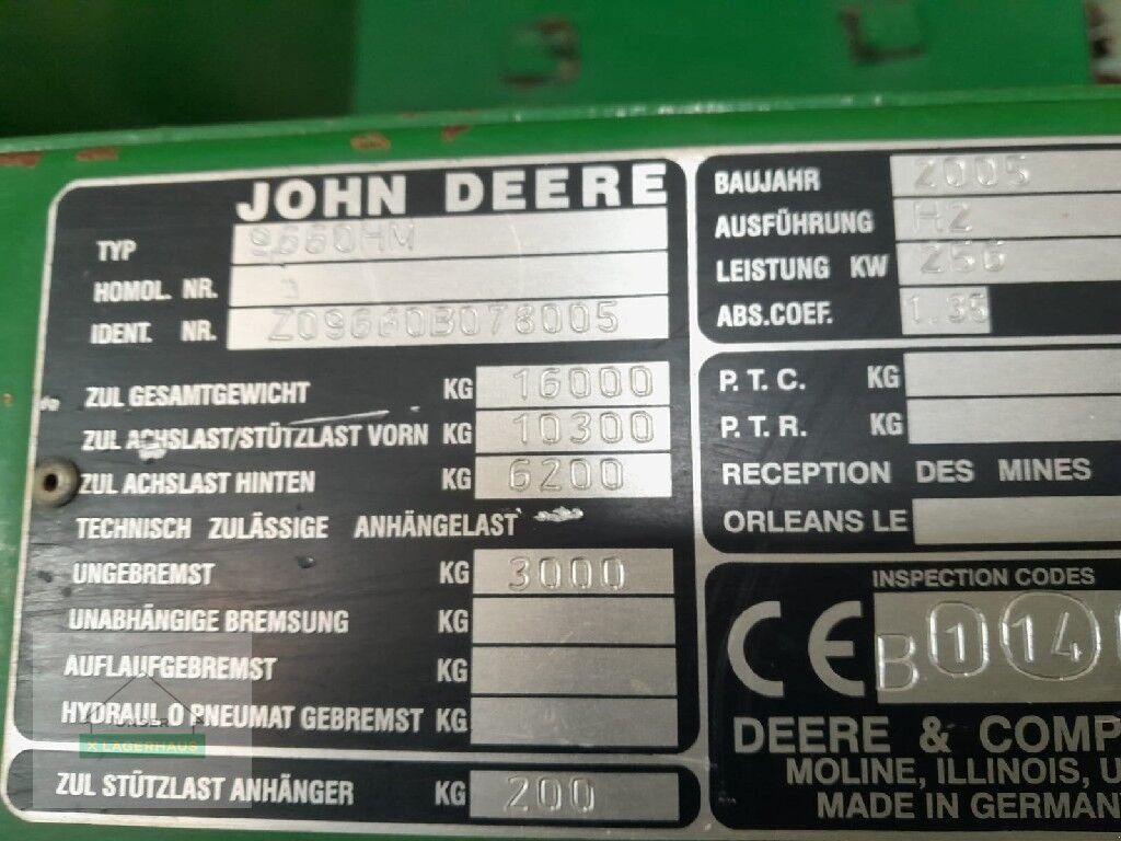 Mähdrescher typu John Deere 9660i WTS, Gebrauchtmaschine v Gleisdorf (Obrázek 2)