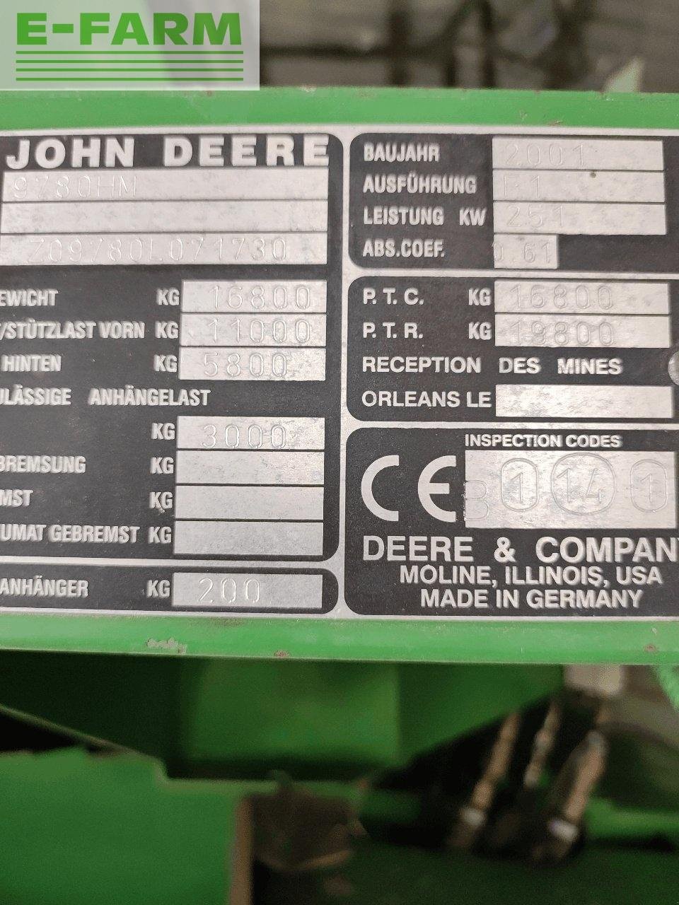 Mähdrescher typu John Deere 9780 cts hm, Gebrauchtmaschine w CHAUVONCOURT (Zdjęcie 4)