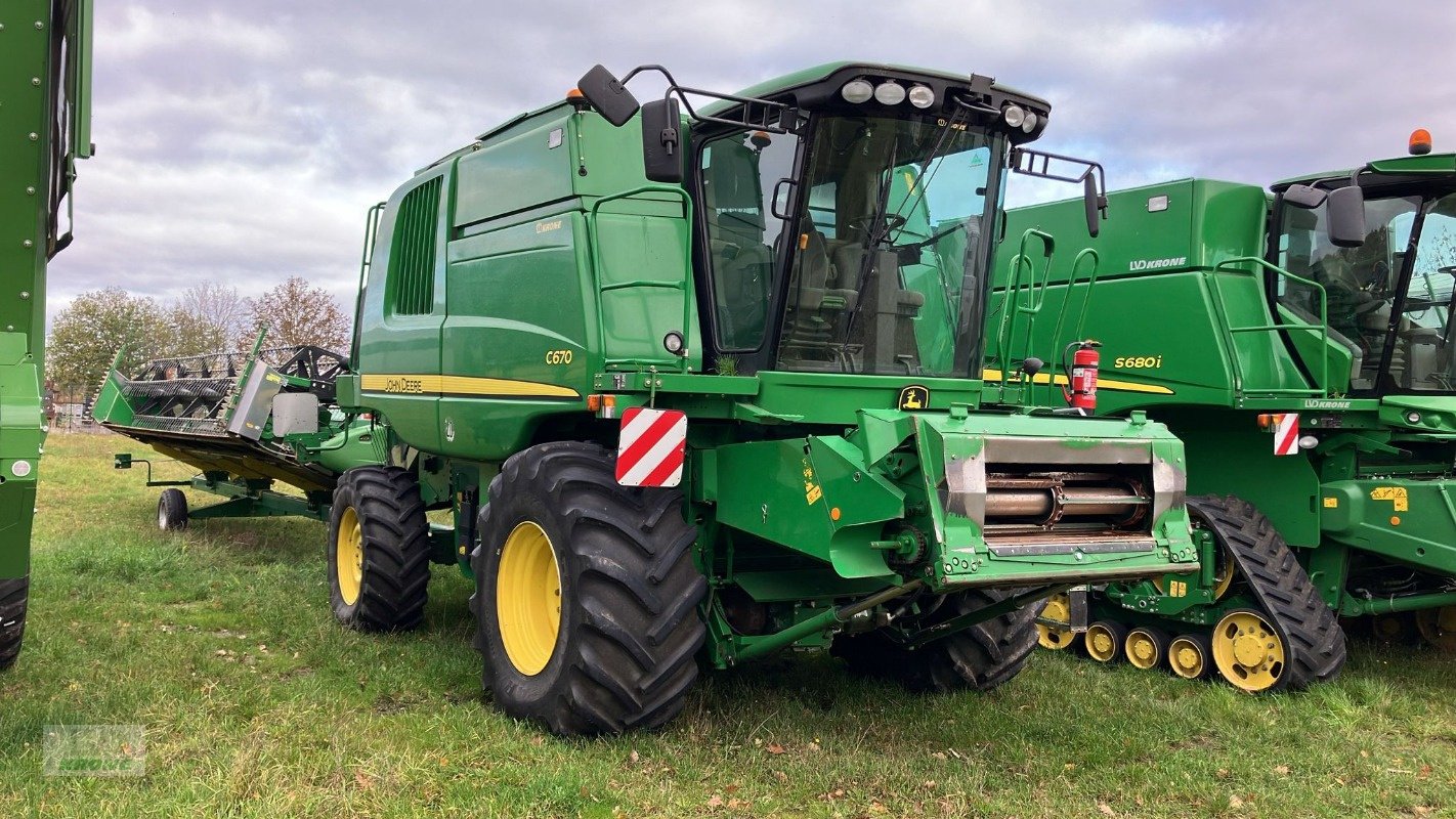 Mähdrescher типа John Deere C 670, Gebrauchtmaschine в Schmölln (Фотография 2)
