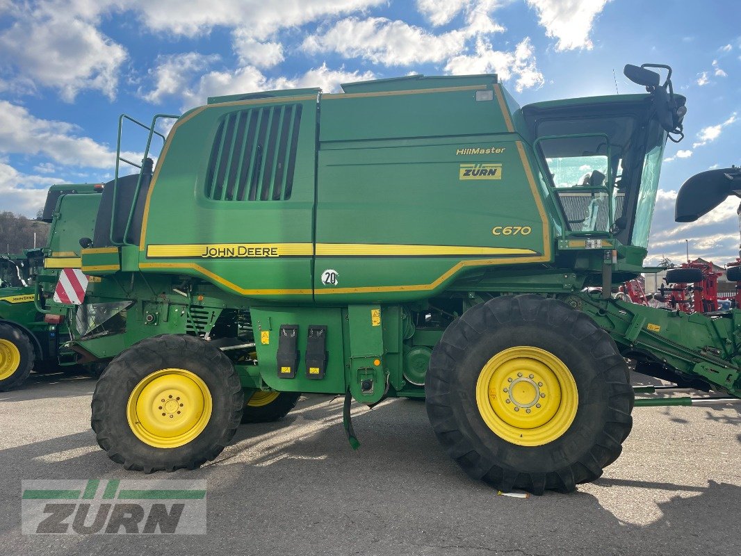 Mähdrescher typu John Deere C670 HM, Gebrauchtmaschine v Schöntal-Westernhausen (Obrázek 2)