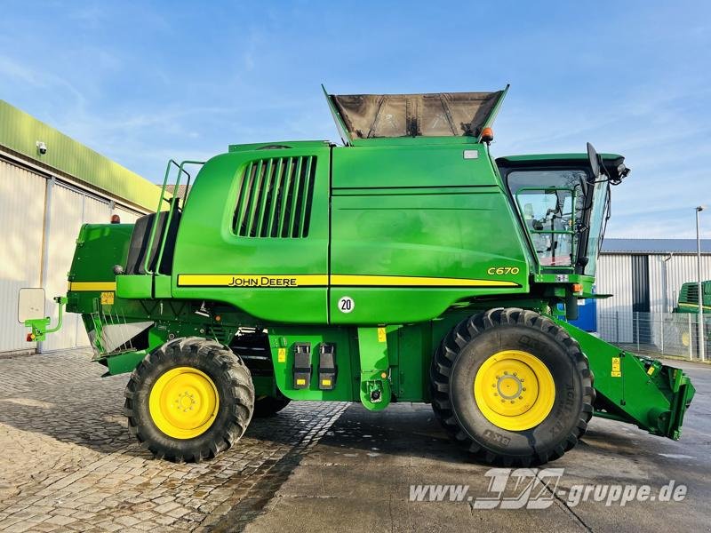 Mähdrescher типа John Deere C670, Gebrauchtmaschine в Sülzetal OT Altenweddingen (Фотография 4)