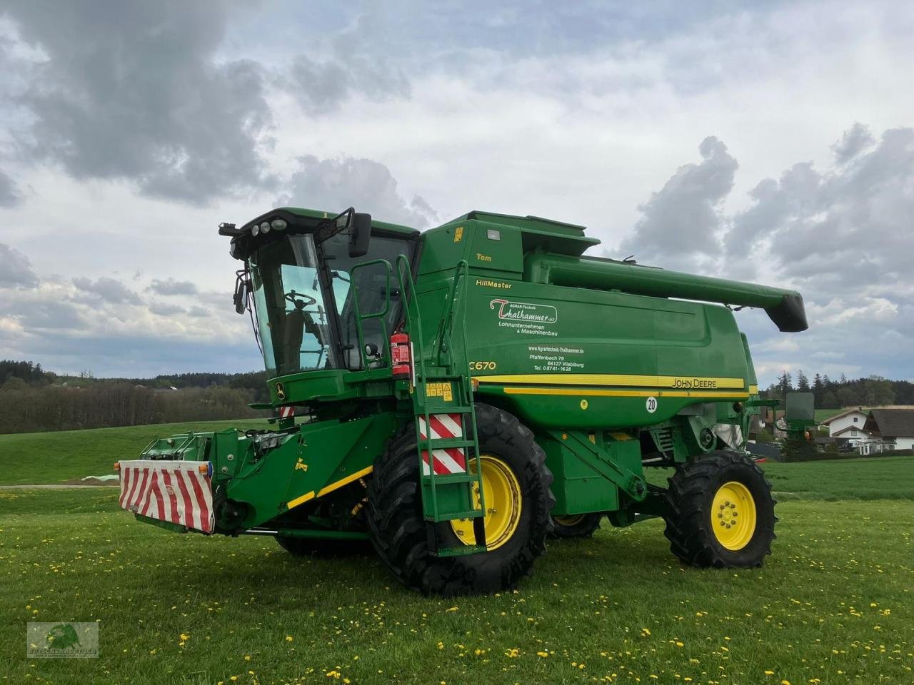 Mähdrescher typu John Deere C670HM, Gebrauchtmaschine w Triebes (Zdjęcie 1)