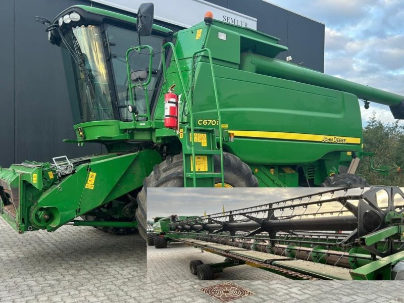 Mähdrescher des Typs John Deere C670I, Gebrauchtmaschine in Næstved (Bild 1)
