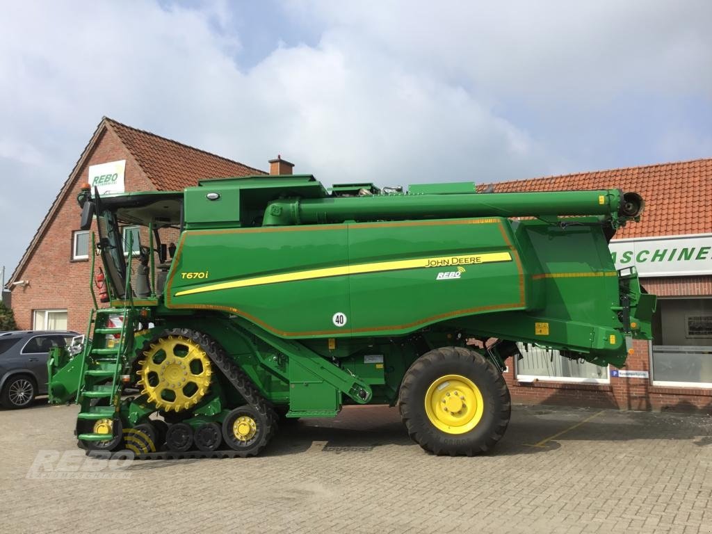 Mähdrescher des Typs John Deere MÄHDRESCHER T670 LL, Gebrauchtmaschine in Visbek/Rechterfeld (Bild 3)