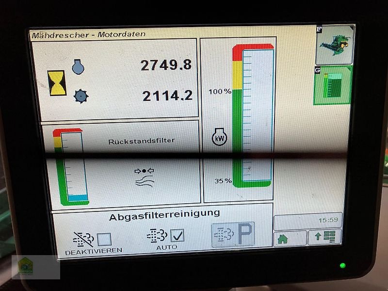 Mähdrescher tip John Deere S 680 i HM *Allrad*, Gebrauchtmaschine in Salsitz (Poză 10)