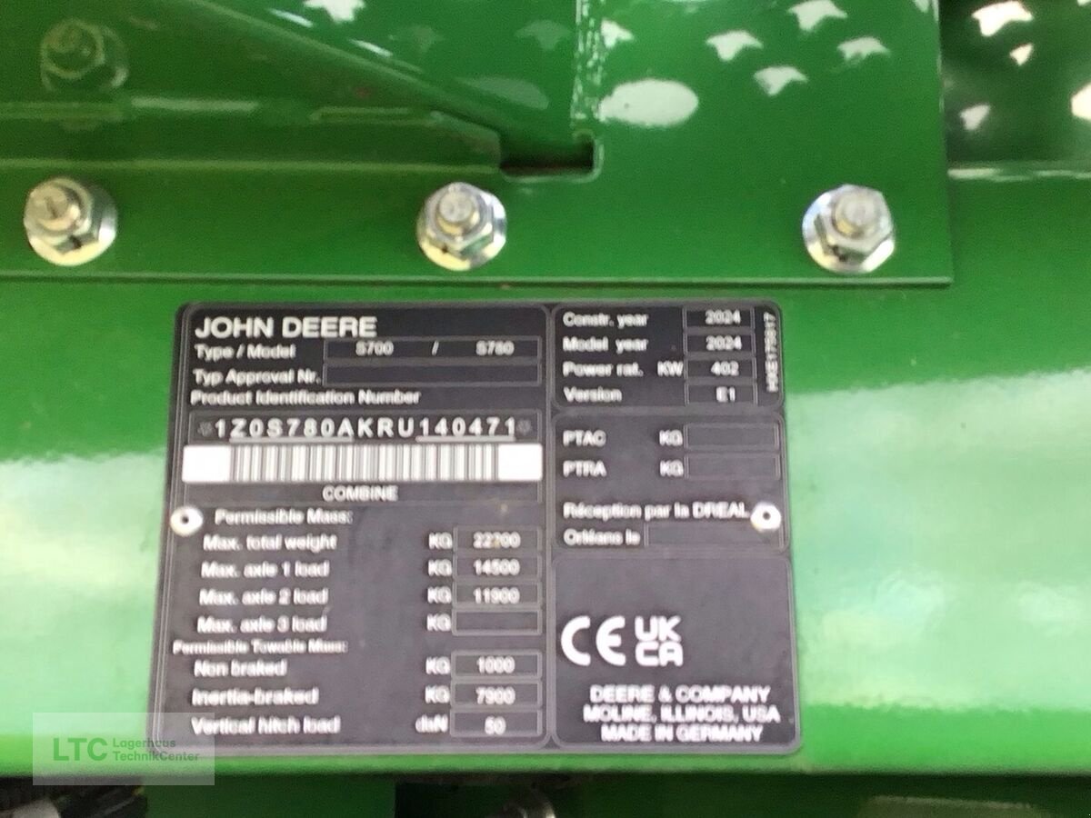 Mähdrescher typu John Deere S 780, Gebrauchtmaschine v Korneuburg (Obrázek 18)