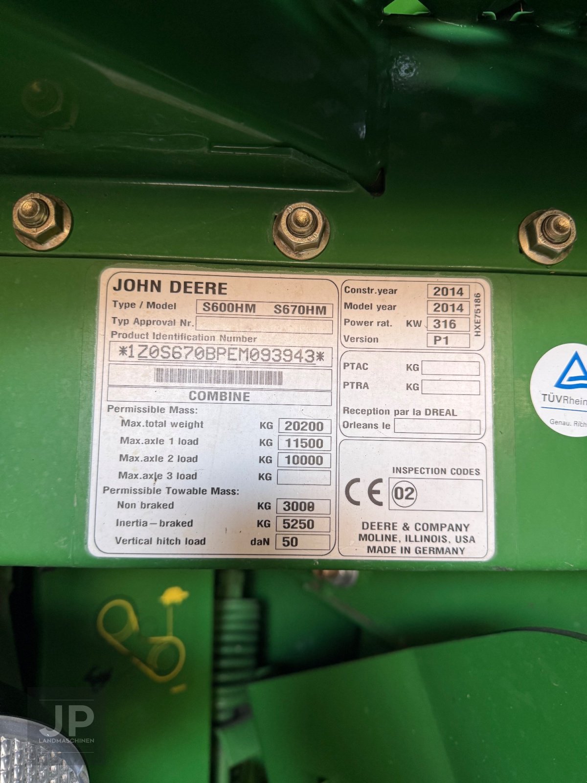 Mähdrescher του τύπου John Deere S670i, Gebrauchtmaschine σε Kastl (Φωτογραφία 27)