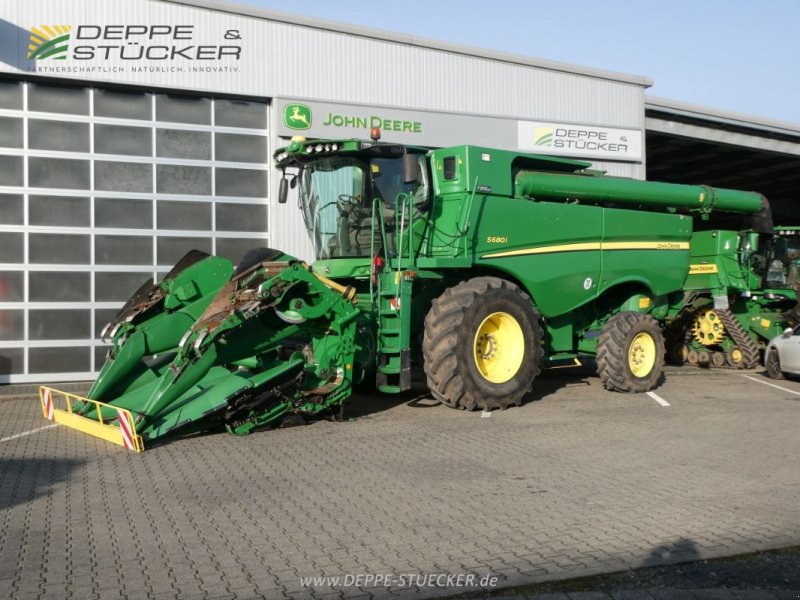 Mähdrescher типа John Deere S680 +630R+SWW +Maisgebiss, Gebrauchtmaschine в Lauterberg/Barbis