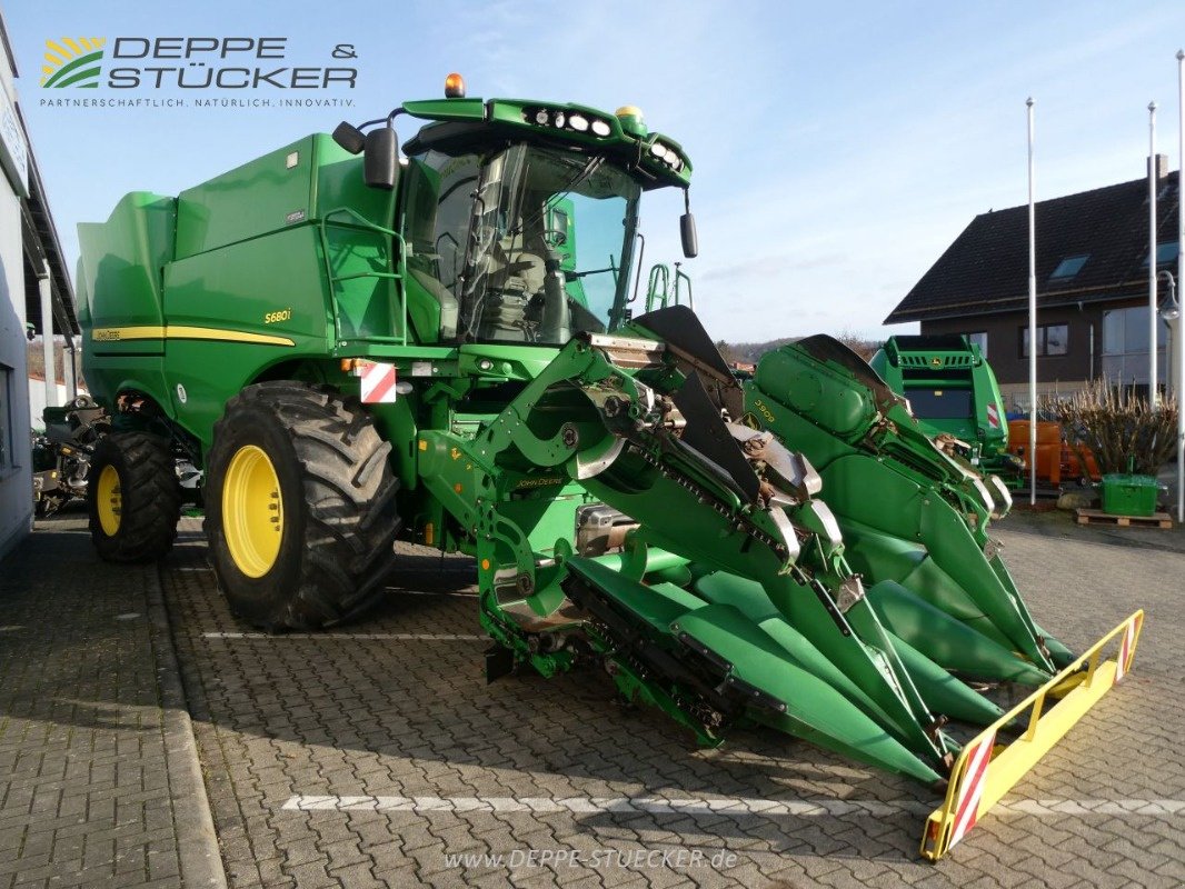 Mähdrescher des Typs John Deere S680 +630R+SWW +Maisgebiss, Gebrauchtmaschine in Lauterberg/Barbis (Bild 4)