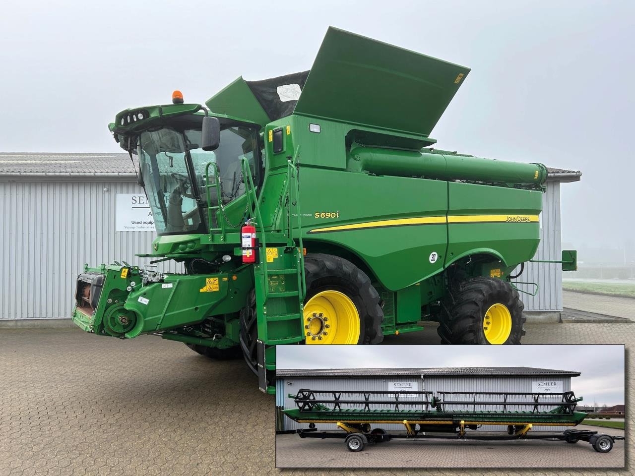 Mähdrescher typu John Deere S690, Gebrauchtmaschine w Bramming (Zdjęcie 1)