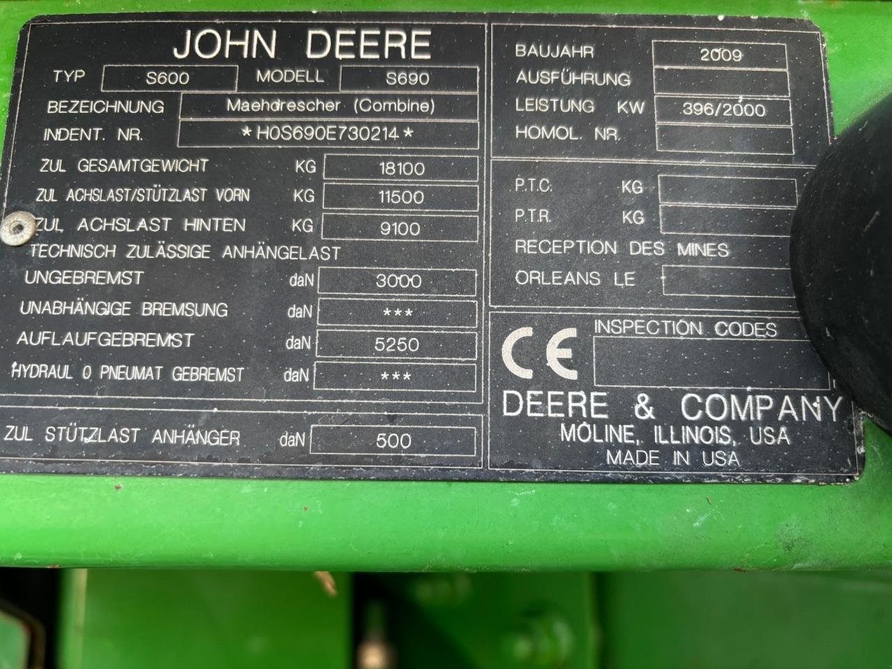 Mähdrescher typu John Deere S690, Gebrauchtmaschine w Bramming (Zdjęcie 4)