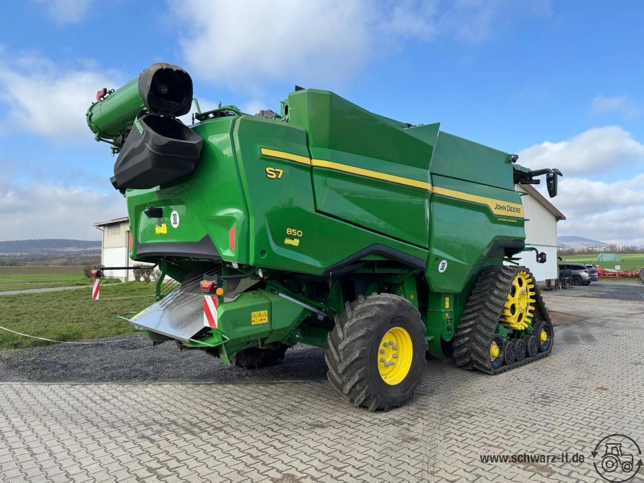 Mähdrescher Türe ait John Deere S7 850, Gebrauchtmaschine içinde Aspach (resim 3)