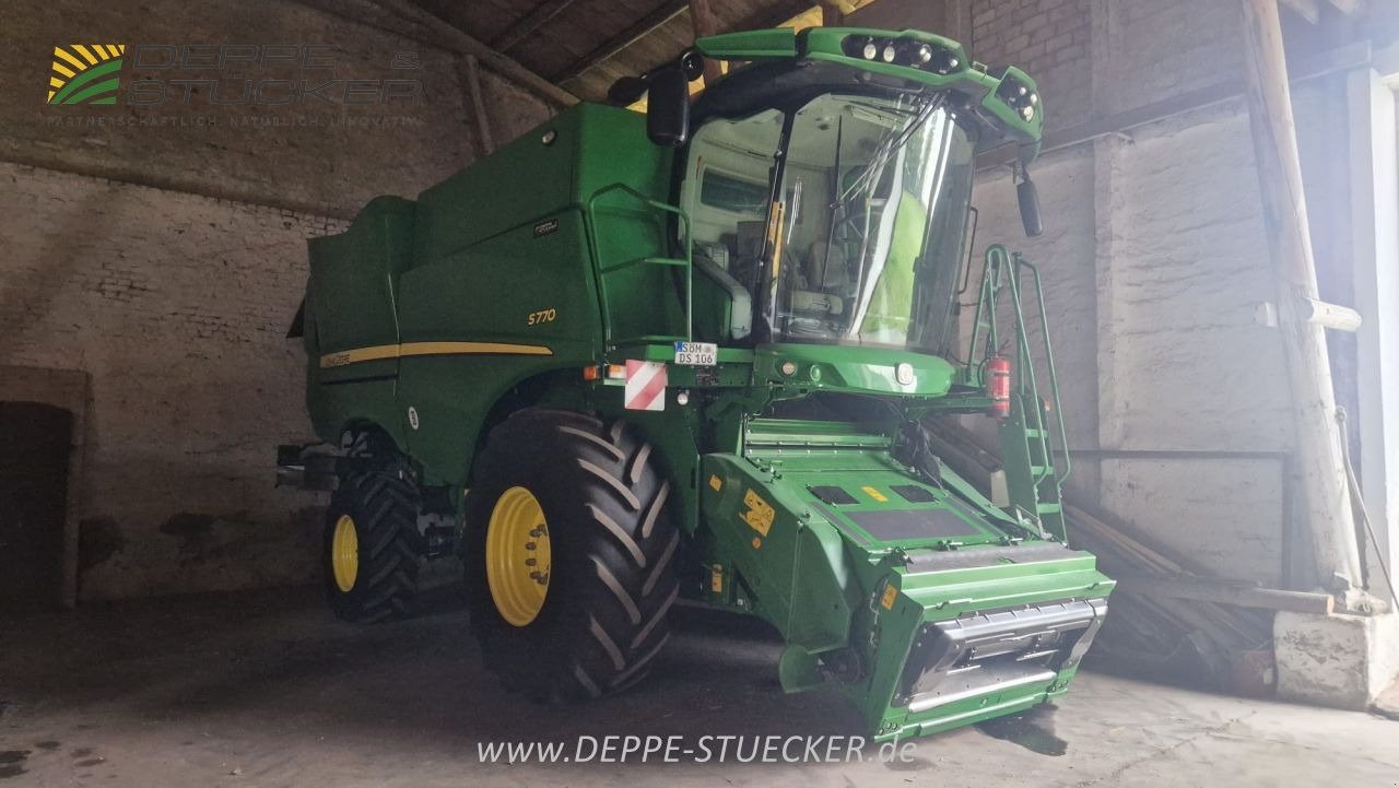 Mähdrescher des Typs John Deere S770 mit 725X, SWW, PGPP, Gebrauchtmaschine in Barnstädt (Bild 1)