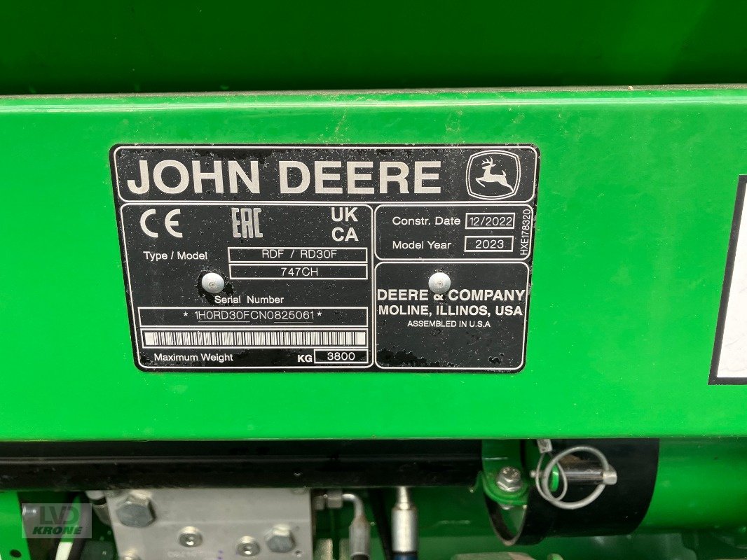 Mähdrescher of the type John Deere S780, Gebrauchtmaschine in Alt-Mölln (Picture 8)