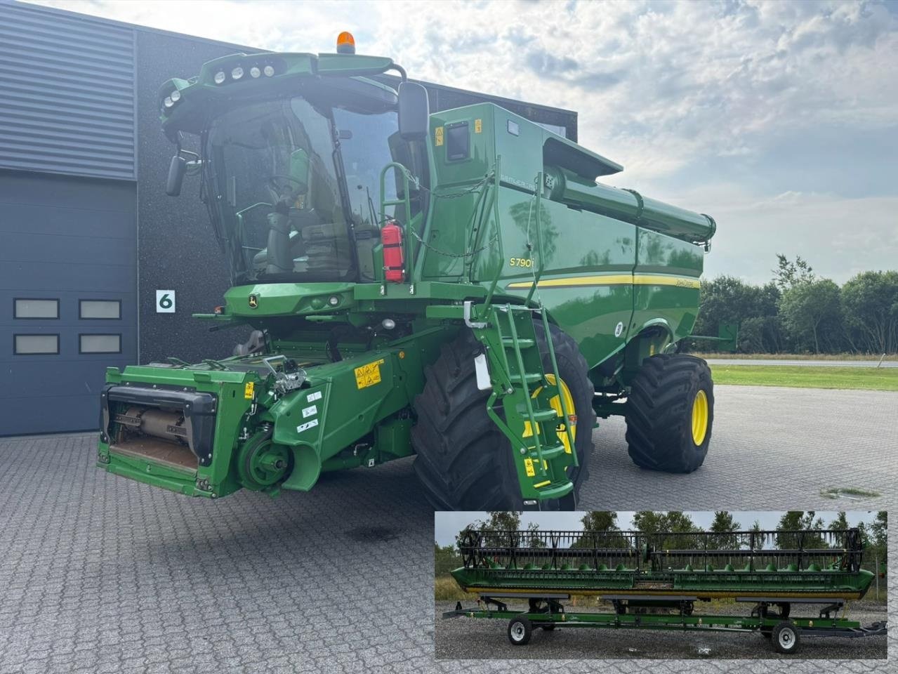 Mähdrescher Türe ait John Deere S790, Gebrauchtmaschine içinde Bramming (resim 1)